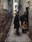 John Singer Sargent A Street in Venice oil on canvas